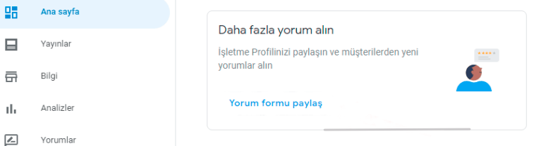 google benim isletme  yorum alın