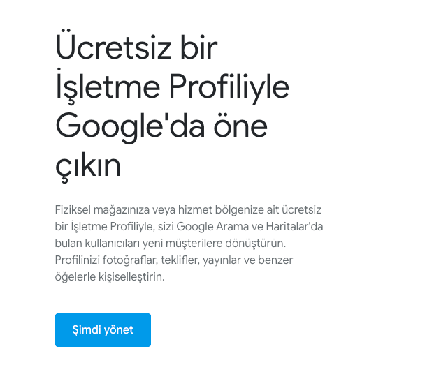 google benim işletmem hesabı nasıl açılır