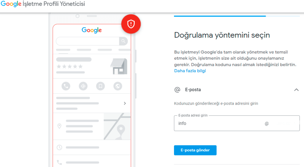 google hesap dogrulama