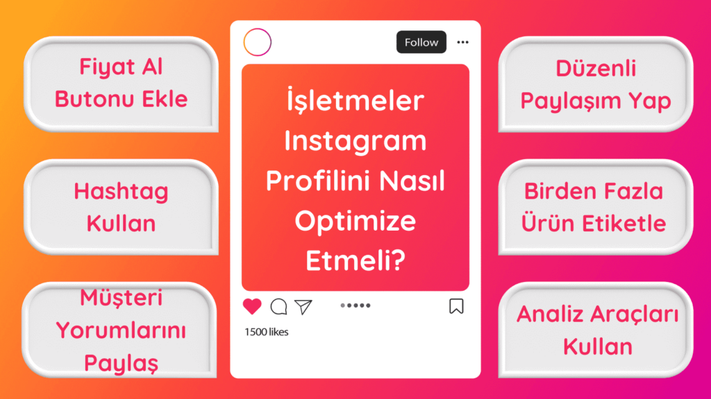 instagram profilini optimize etme