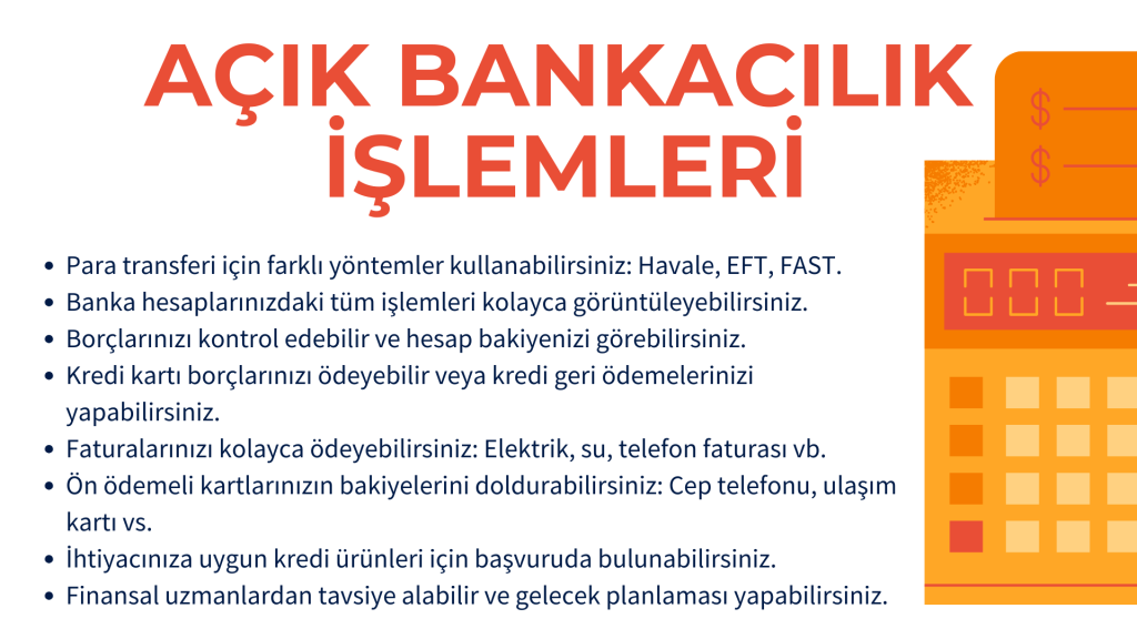 açık bankacılık işlemleri