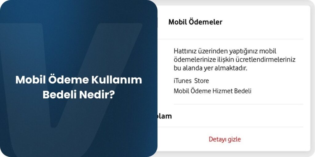 mobil ödeme kullanım bedeli nedir