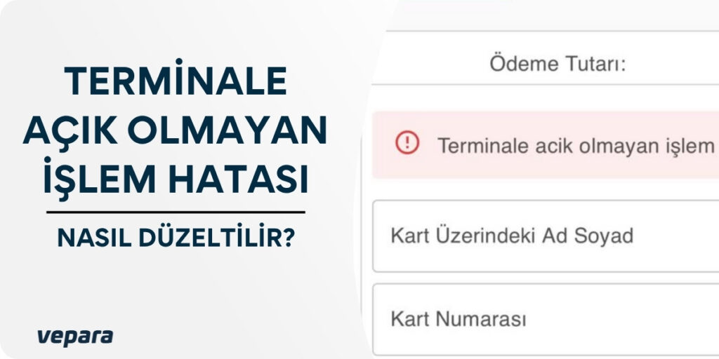 terminale açık olmayan işlem hatası nasıl düzeltilir
